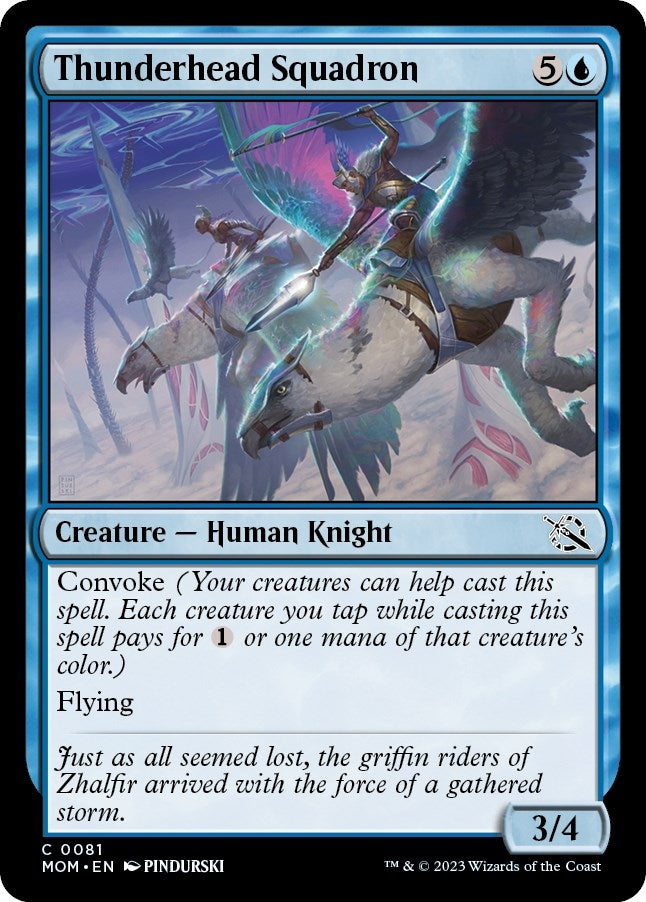 Image for Thunderhead Squadron (81) (March of the Machine) - Magic: The Gathering