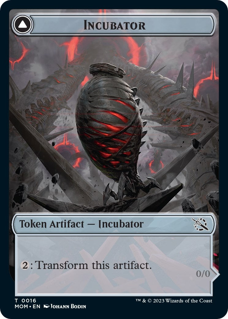Incubator (0016) // Phyrexian (0016) Double-Sided Token (16) (March of the Machine)