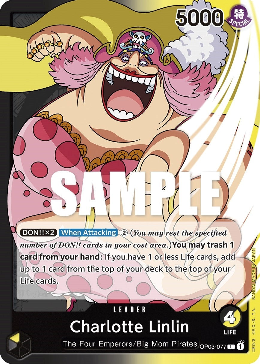 Image for Charlotte Linlin (077) (OP03-077) (Pillars of Strength) - One Piece Card Game