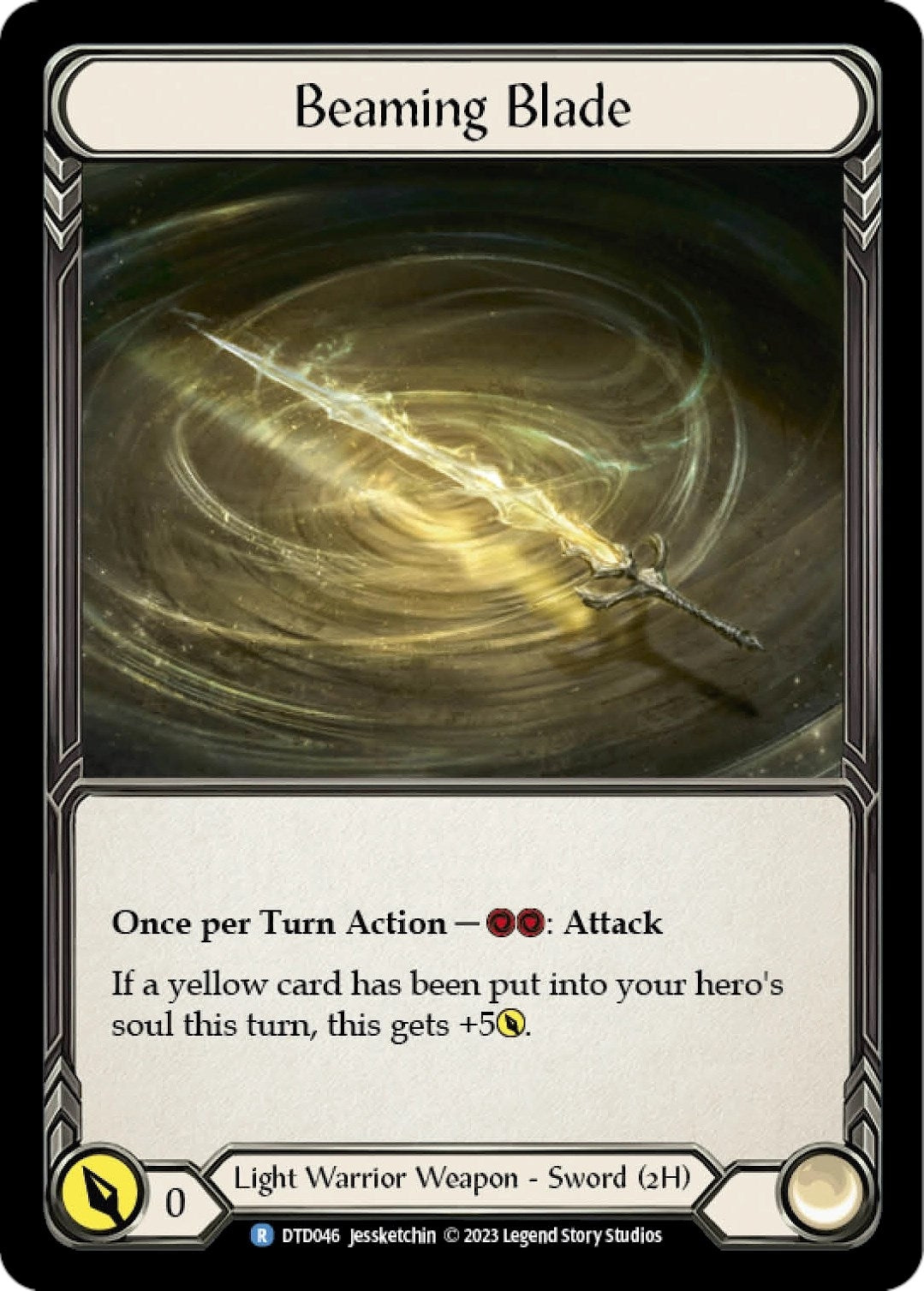 Image for Beaming Blade (DTD046) (Dusk till Dawn) - Flesh and Blood TCG