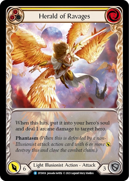 Herald of Ravages (Yellow) (DTD018) (Dusk till Dawn)