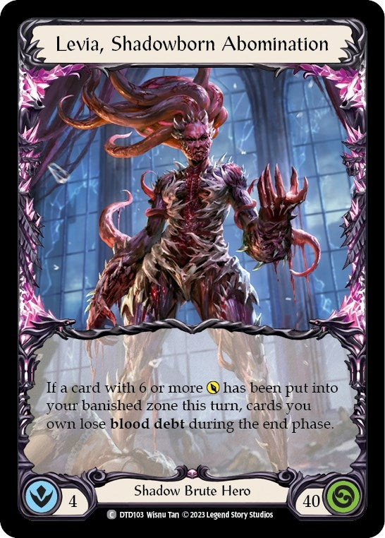 Image for Levia, Shadowborn Abomination (DTD103) (Dusk till Dawn) - Flesh and Blood TCG