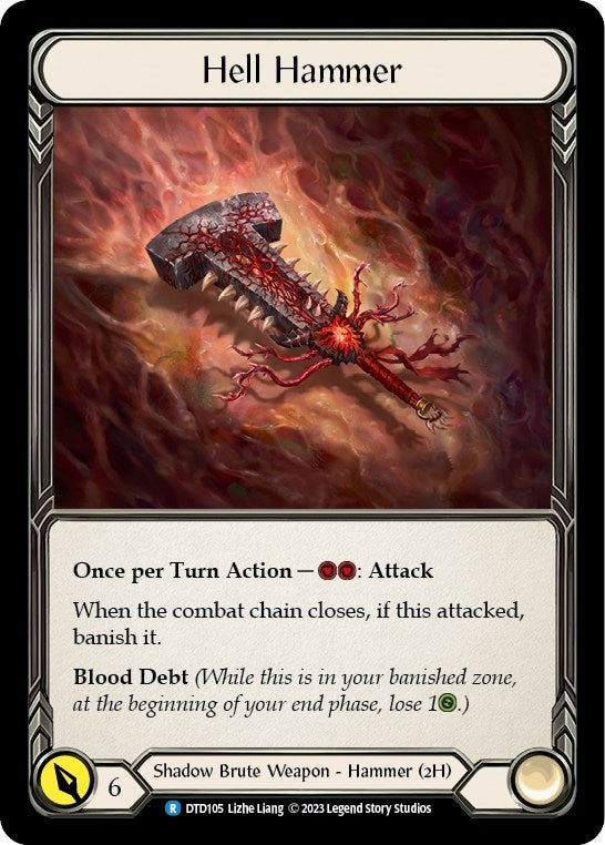 Image for Hell Hammer (DTD105) (Dusk till Dawn) - Flesh and Blood TCG