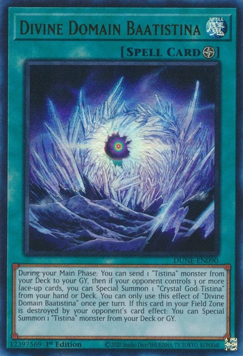 Image for Divine Domain Baatistina (DUNE-EN090) (Duelist Nexus) - YuGiOh