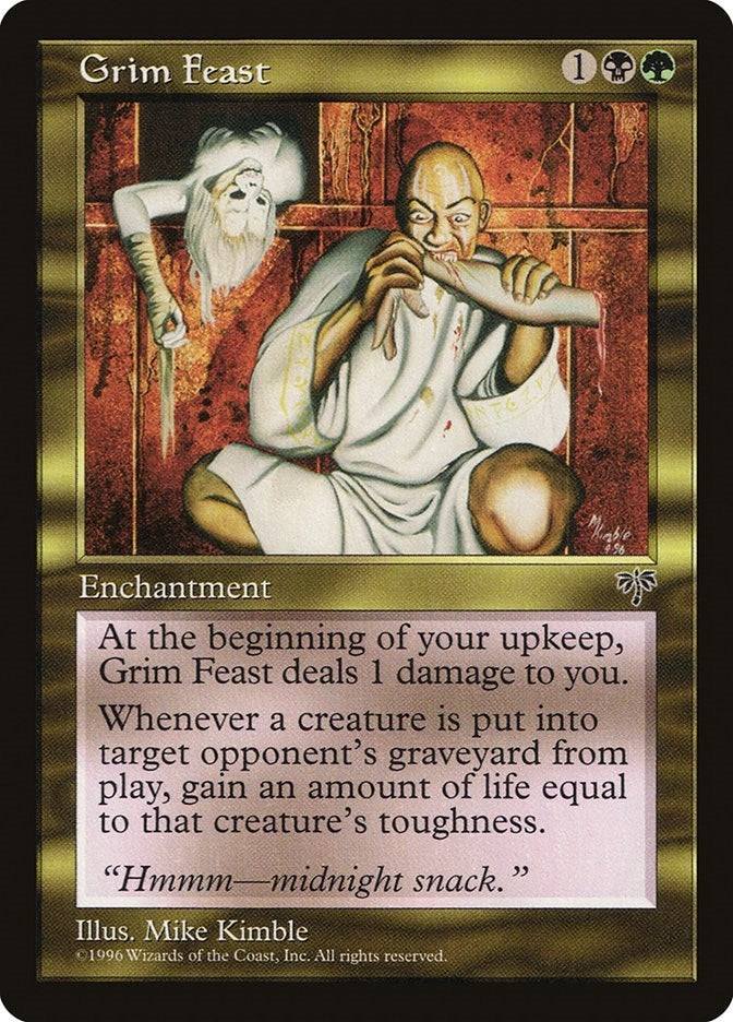 Image for Grim Feast (Mirage) - Magic: The Gathering
