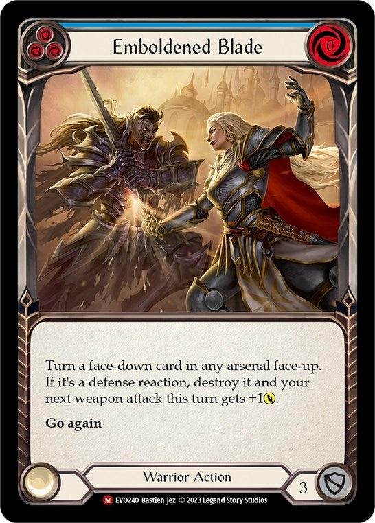 Image for Emboldened Blade (EVO240) (Bright Lights) - Flesh and Blood TCG