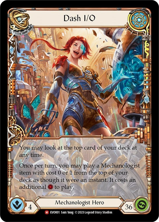 Image for Dash I/O (EVO001) (Bright Lights) - Flesh and Blood TCG
