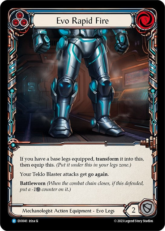 Image for Evo Rapid Fire (EVO041) (Bright Lights) - Flesh and Blood TCG