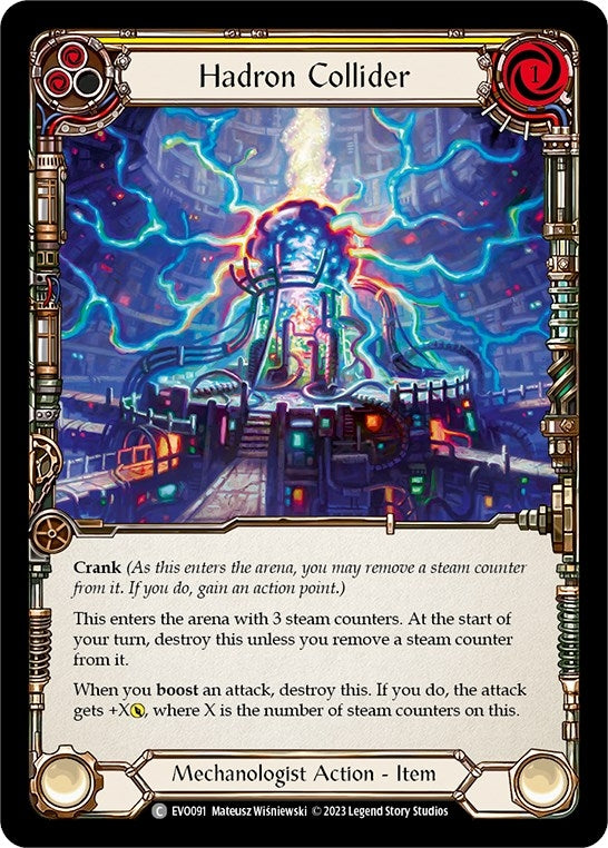 Image for Hadron Collider (Yellow) (EVO091) (Bright Lights) - Flesh and Blood TCG