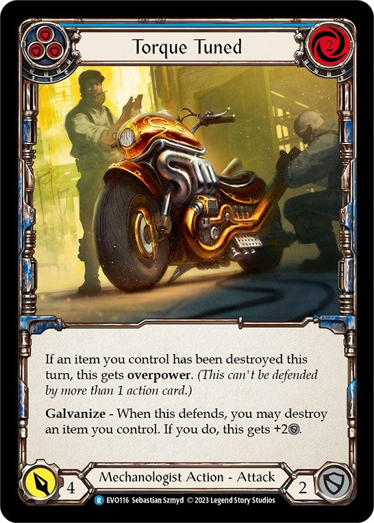 Image for Torque Tuned (Blue) (EVO116) (Bright Lights) - Flesh and Blood TCG