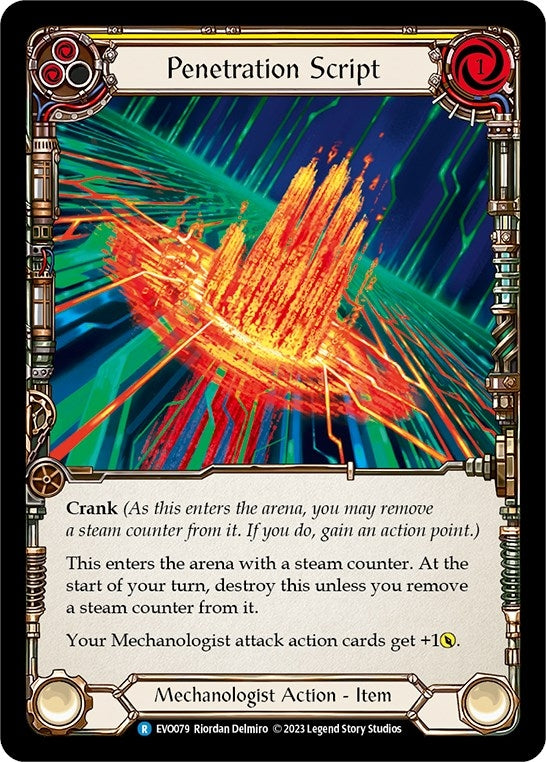 Image for Penetration Script (EVO079) (Bright Lights) - Flesh and Blood TCG