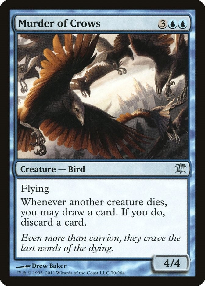 Image for Murder of Crows (70) (Innistrad) - Magic: The Gathering