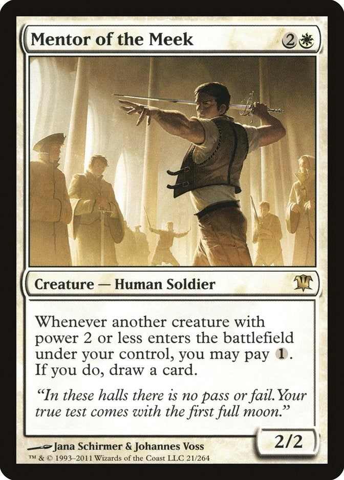 Image for Mentor of the Meek (21) (Innistrad) - Magic: The Gathering