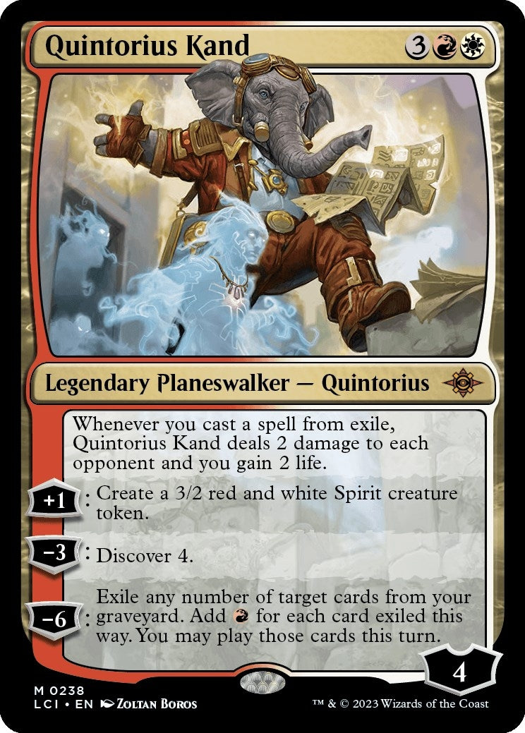 Image for Quintorius Kand (238) (The Lost Caverns of Ixalan) - Magic: The Gathering