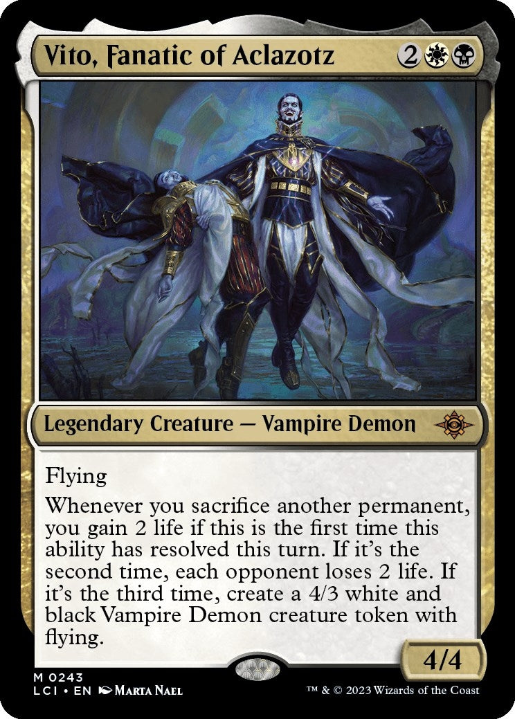 Image for Vito, Fanatic of Aclazotz (243) (The Lost Caverns of Ixalan) - Magic: The Gathering