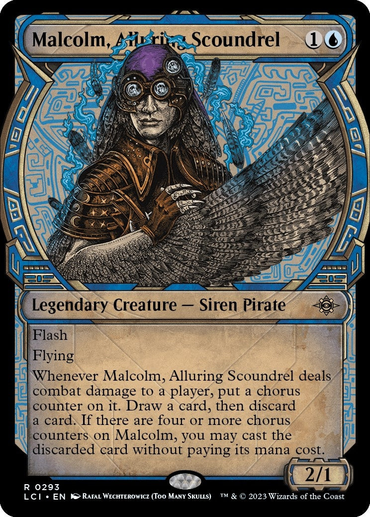Malcolm, Alluring Scoundrel (Showcase) (293) (The Lost Caverns of Ixalan)
