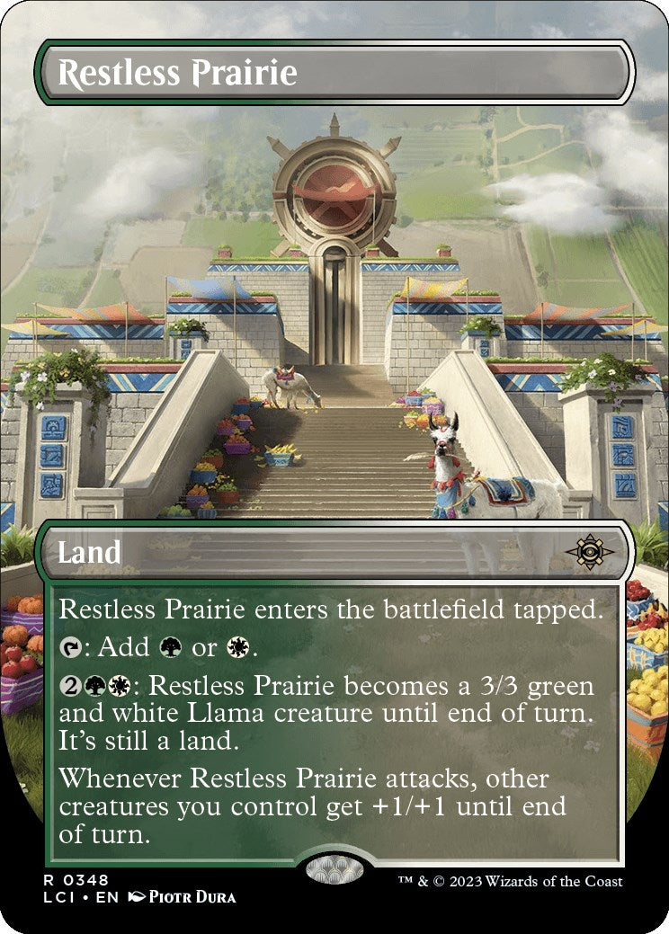 Image for Restless Prairie (Borderless) (348) (The Lost Caverns of Ixalan) - Magic: The Gathering
