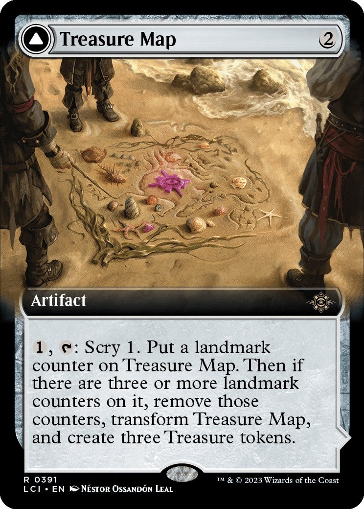 Image for Treasure Map (Extended Art) (391) (The Lost Caverns of Ixalan) - Magic: The Gathering