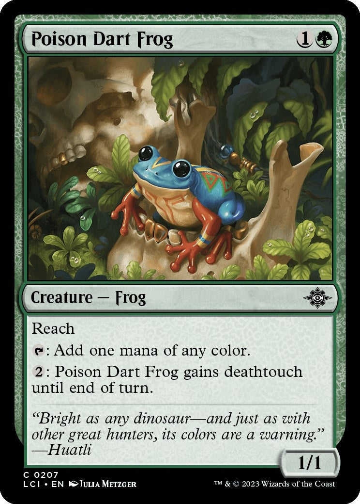 Image for Poison Dart Frog (207) (The Lost Caverns of Ixalan) - Magic: The Gathering