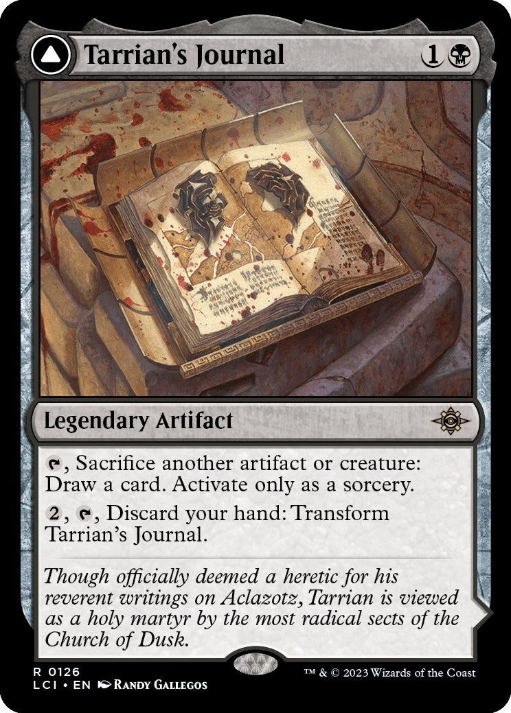 Image for Tarrian's Journal (126) (The Lost Caverns of Ixalan) - Magic: The Gathering