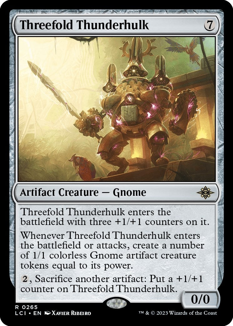 Image for Threefold Thunderhulk (265) (The Lost Caverns of Ixalan) - Magic: The Gathering