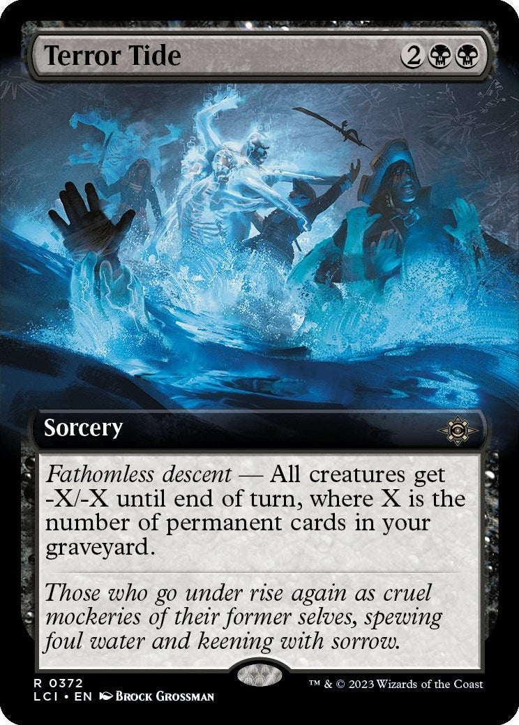 Image for Terror Tide (Extended Art) (372) (The Lost Caverns of Ixalan) - Magic: The Gathering