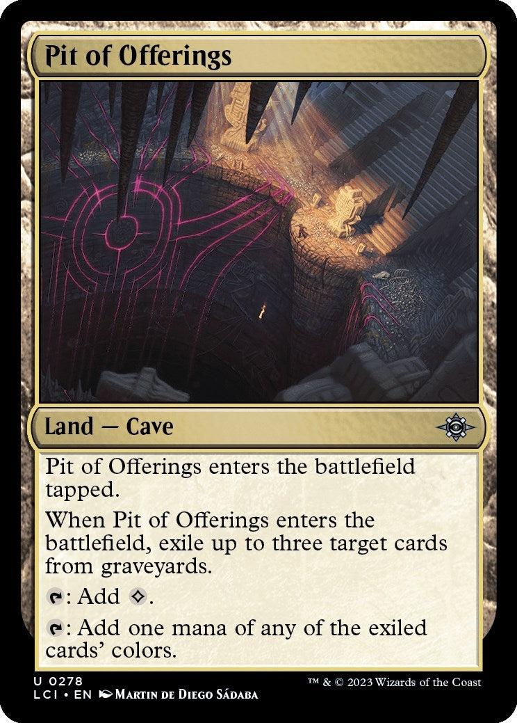 Image for Pit of Offerings (278) (The Lost Caverns of Ixalan) - Magic: The Gathering
