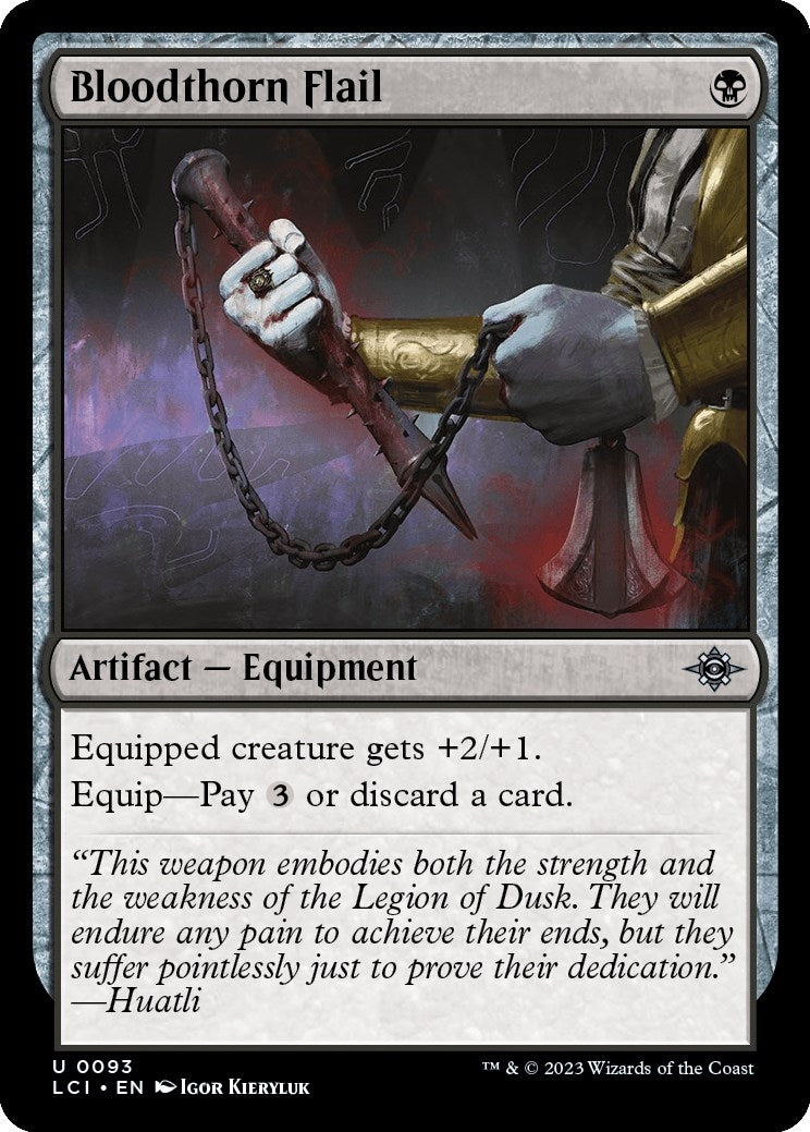 Image for Bloodthorn Flail (93) (The Lost Caverns of Ixalan) - Magic: The Gathering