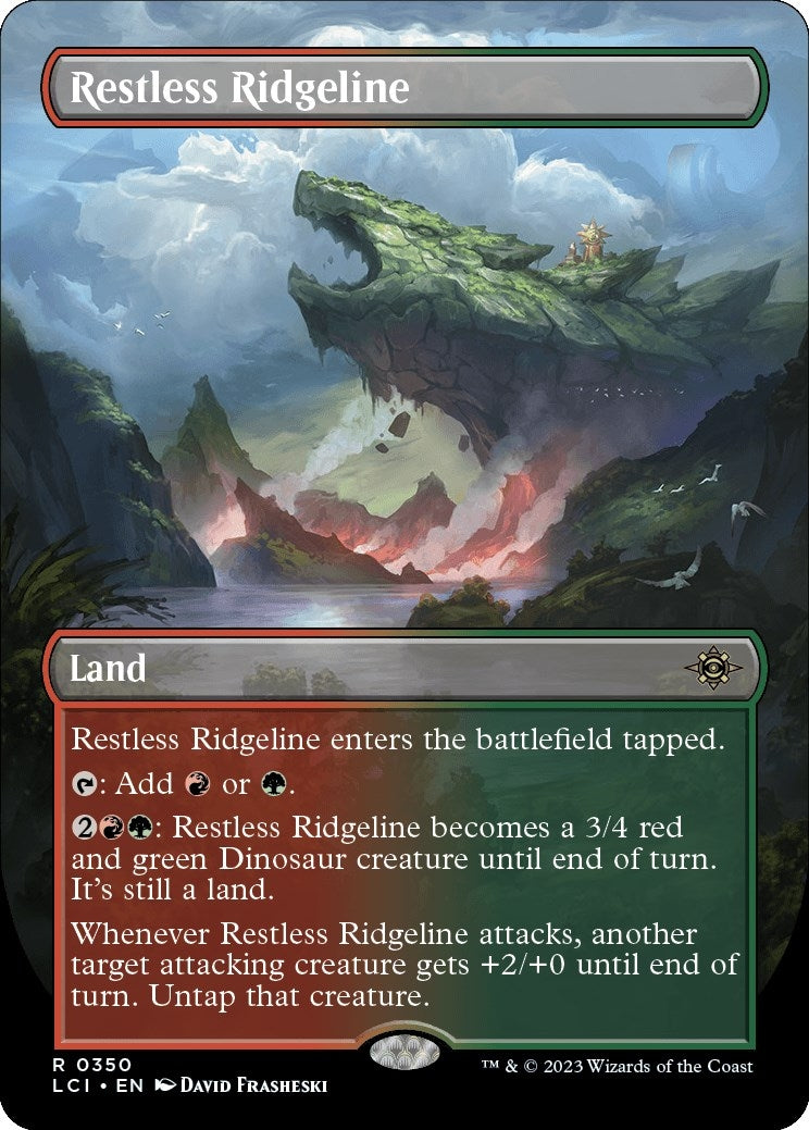 Image for Restless Ridgeline (Borderless) (350) (The Lost Caverns of Ixalan) - Magic: The Gathering