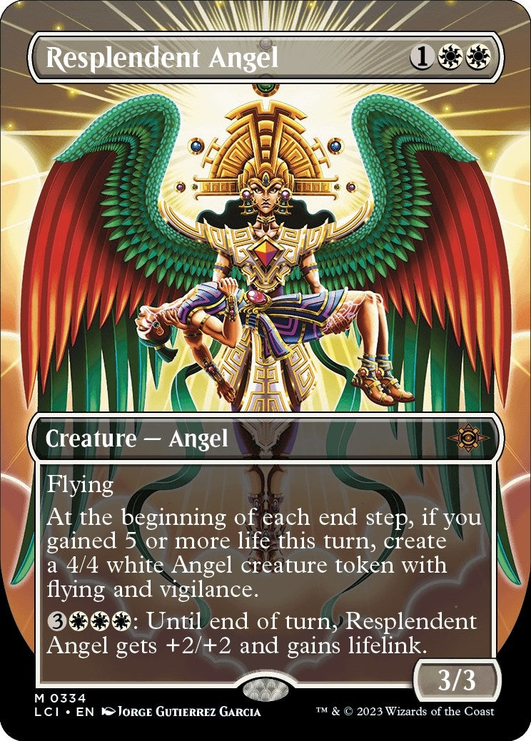 Image for Resplendent Angel (Borderless) (334) (The Lost Caverns of Ixalan) - Magic: The Gathering