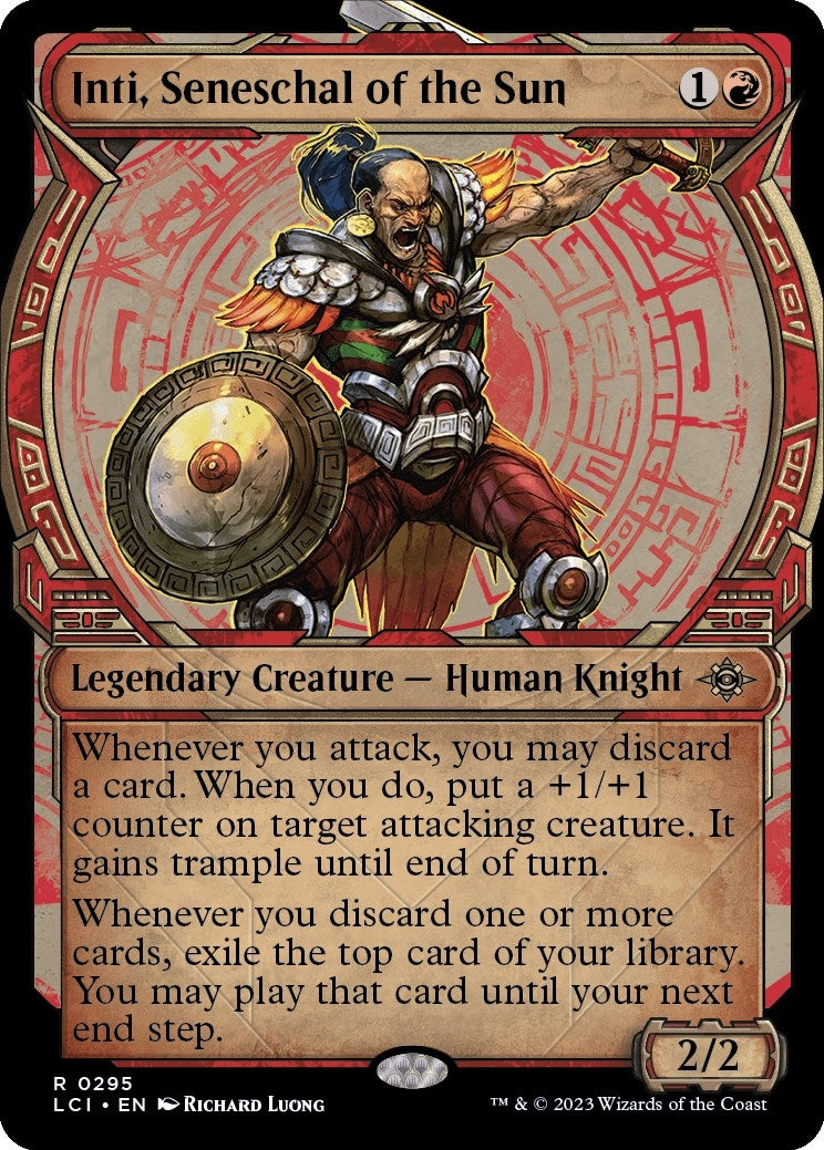Image for Inti, Seneschal of the Sun (Showcase) (295) (The Lost Caverns of Ixalan) - Magic: The Gathering