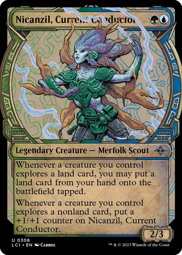 Image for Nicanzil, Current Conductor (Showcase) (306) (The Lost Caverns of Ixalan) - Magic: The Gathering
