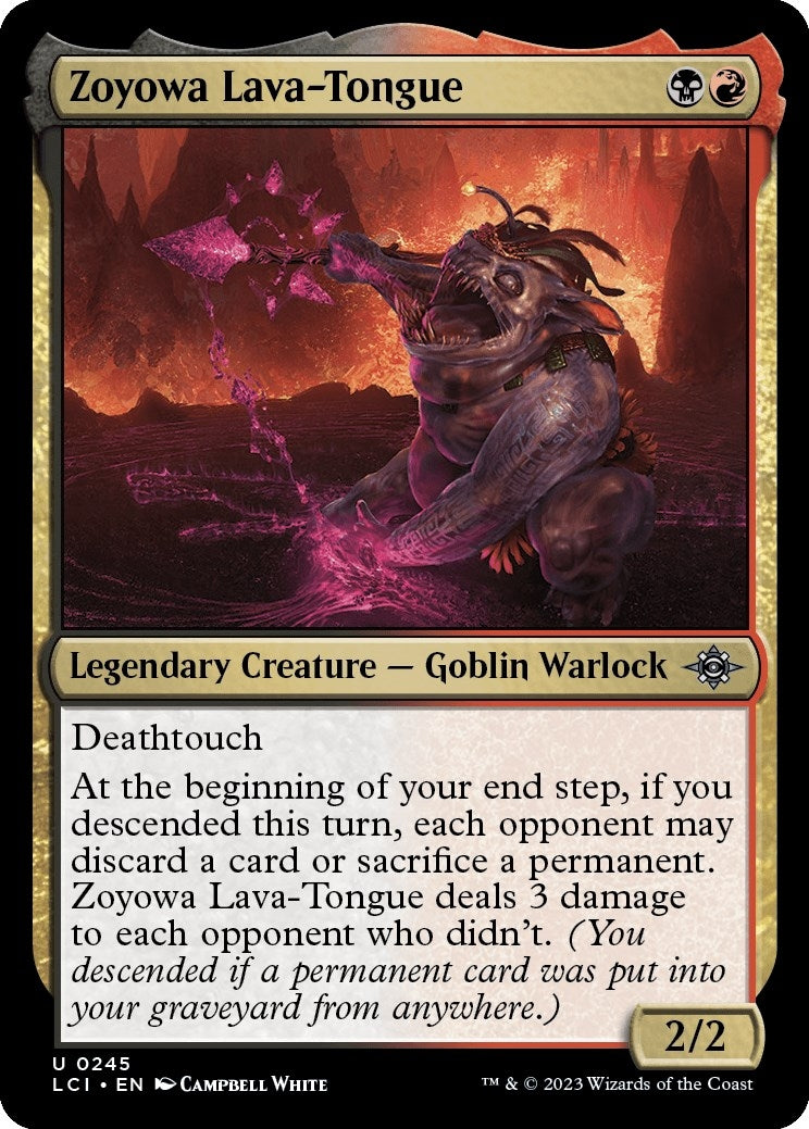 Image for Zoyowa Lava-Tongue (245) (The Lost Caverns of Ixalan) - Magic: The Gathering