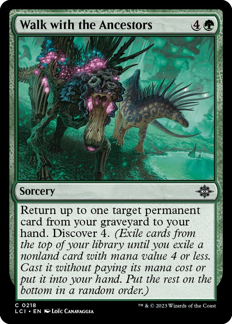 Image for Walk with the Ancestors (218) (The Lost Caverns of Ixalan) - Magic: The Gathering