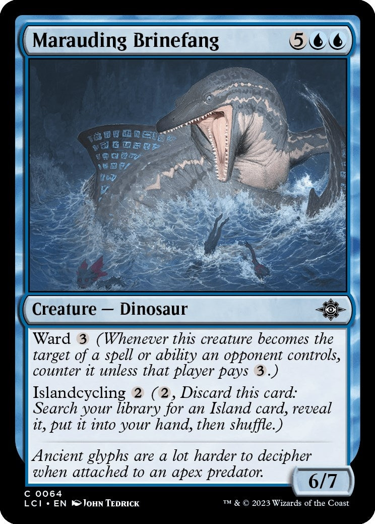 Image for Marauding Brinefang (64) (The Lost Caverns of Ixalan) - Magic: The Gathering