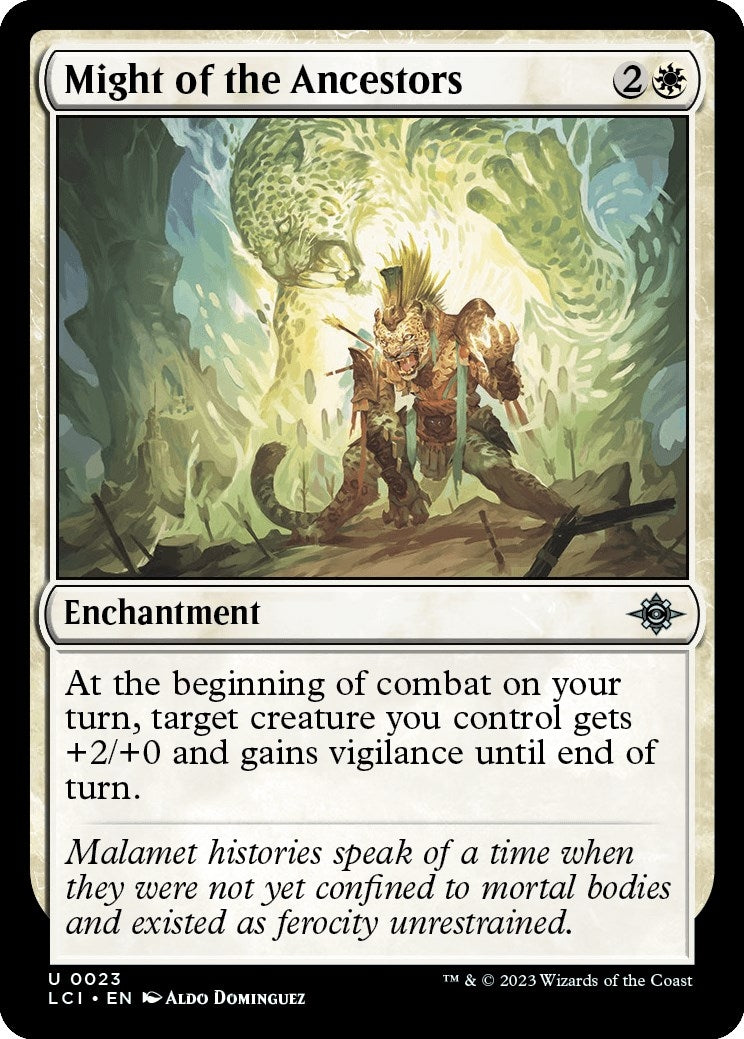 Image for Might of the Ancestors (23) (The Lost Caverns of Ixalan) - Magic: The Gathering