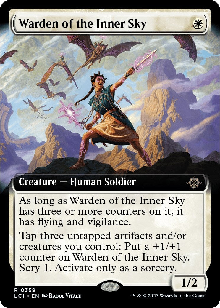 Image for Warden of the Inner Sky (Extended Art) (359) (The Lost Caverns of Ixalan) - Magic: The Gathering