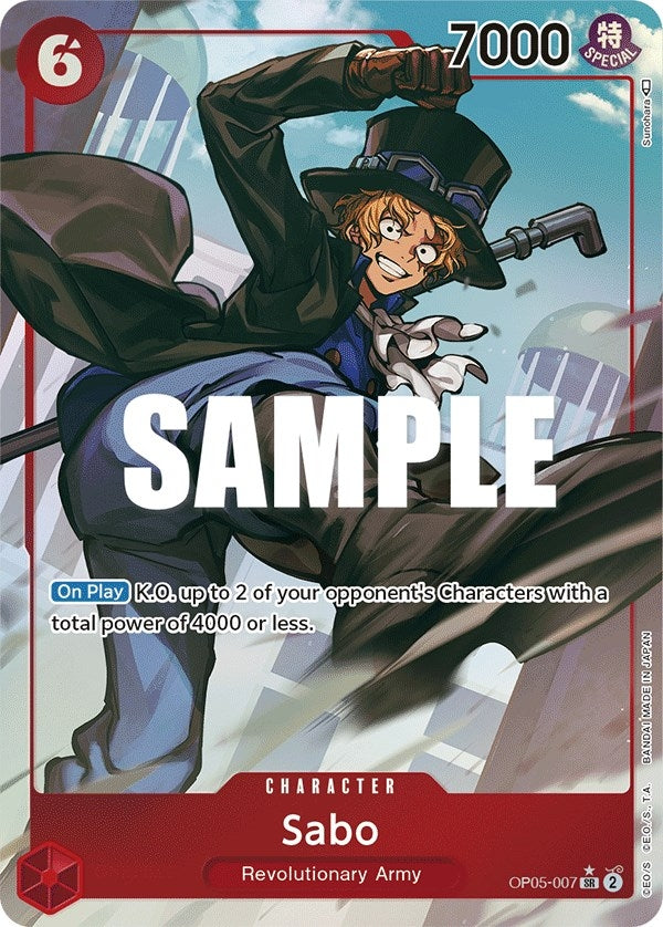 Sabo (007) (Alternate Art) (OP05-007) (Awakening of the New Era)