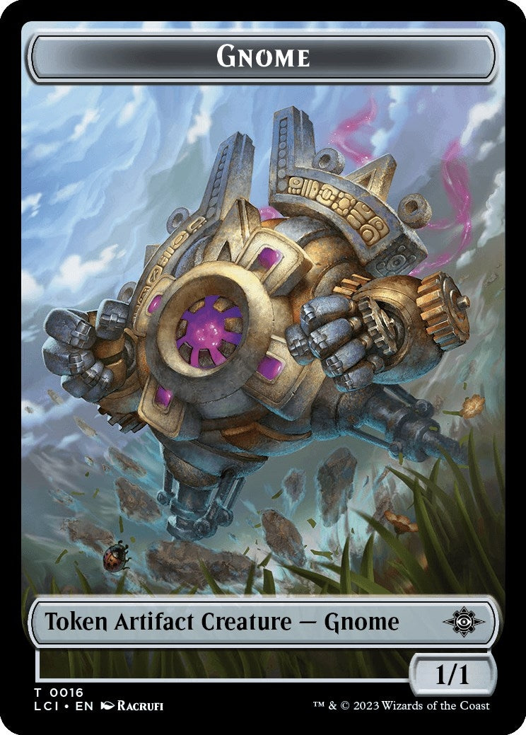 Gnome // Skeleton Pirate Double-Sided Token (16 // 8) (The Lost Caverns of Ixalan)