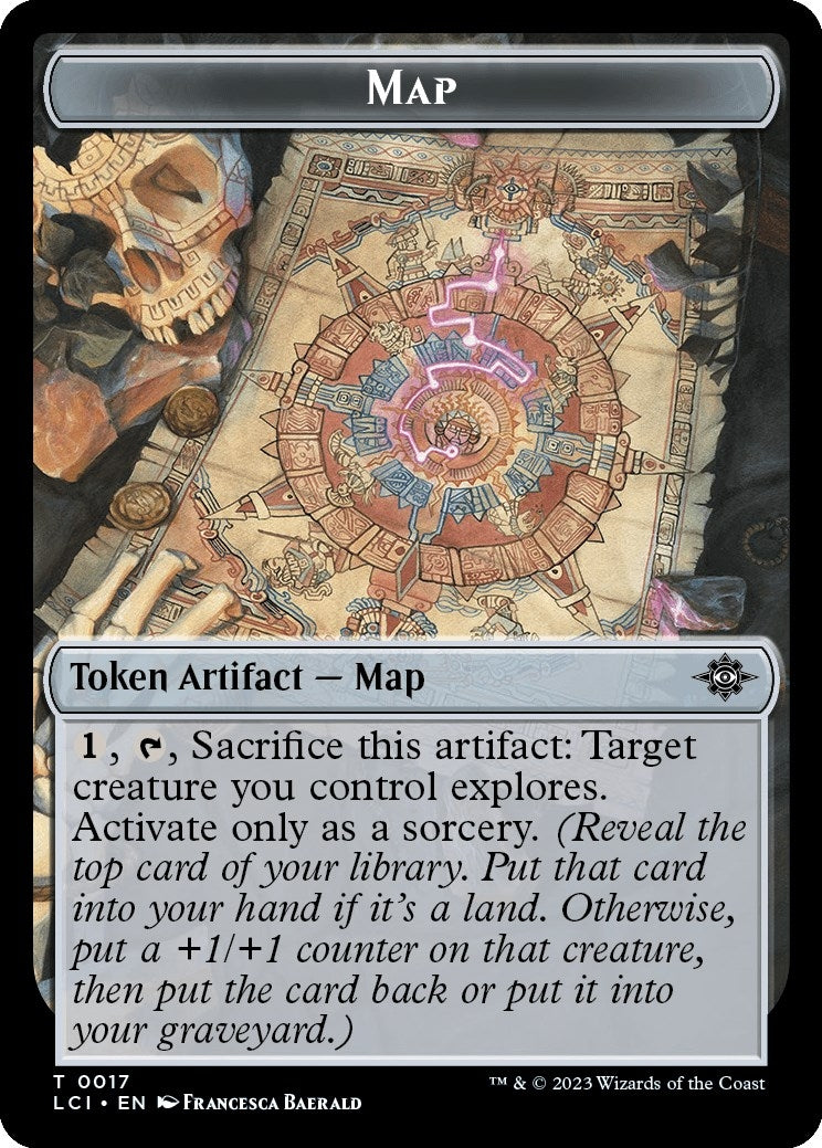 Image for Map // Spirit Double-Sided Token (17 // 14) (The Lost Caverns of Ixalan) - Magic: The Gathering