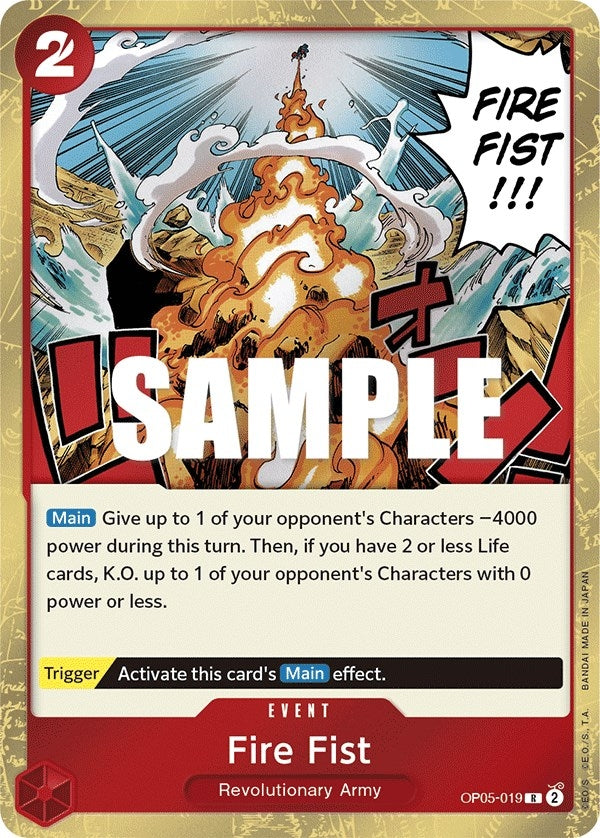 Fire Fist (OP05-019) (Awakening of the New Era)