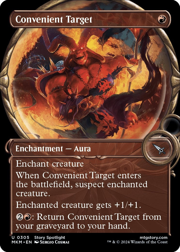Image for Convenient Target (Showcase) (305) (Murders at Karlov Manor) - Magic: The Gathering