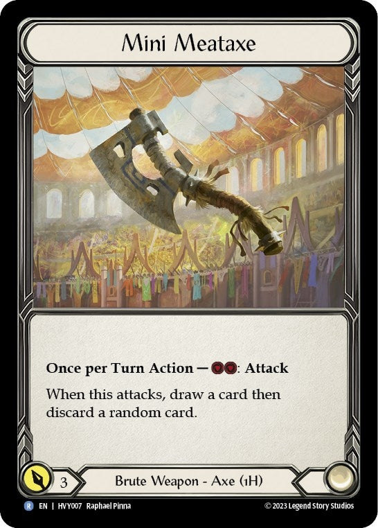 Image for Mini Meataxe (HVY007) (Heavy Hitters) - Flesh and Blood TCG