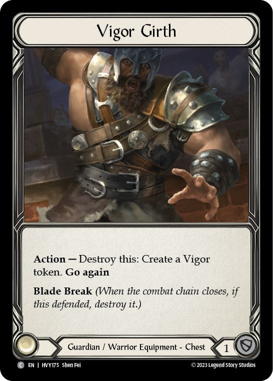 Image for Vigor Girth (HVY175) (Heavy Hitters) - Flesh and Blood TCG