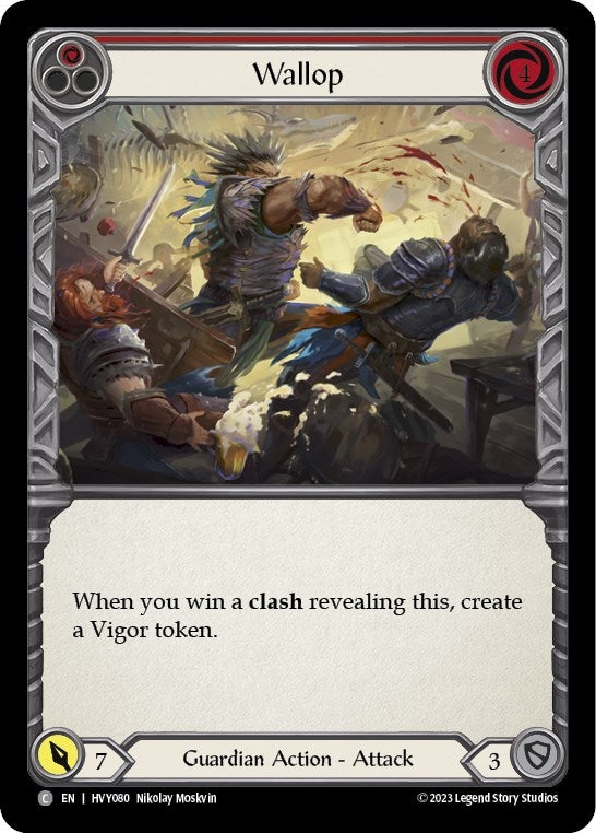 Image for Wallop (Red) (HVY080) (Heavy Hitters) - Flesh and Blood TCG