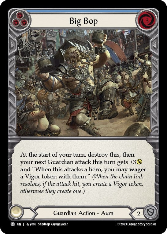 Image for Big Bop (Blue) (HVY085) (Heavy Hitters) - Flesh and Blood TCG