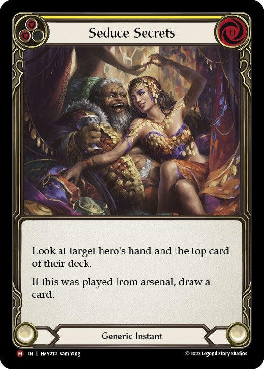 Image for Seduce Secrets (HVY212) (Heavy Hitters) - Flesh and Blood TCG