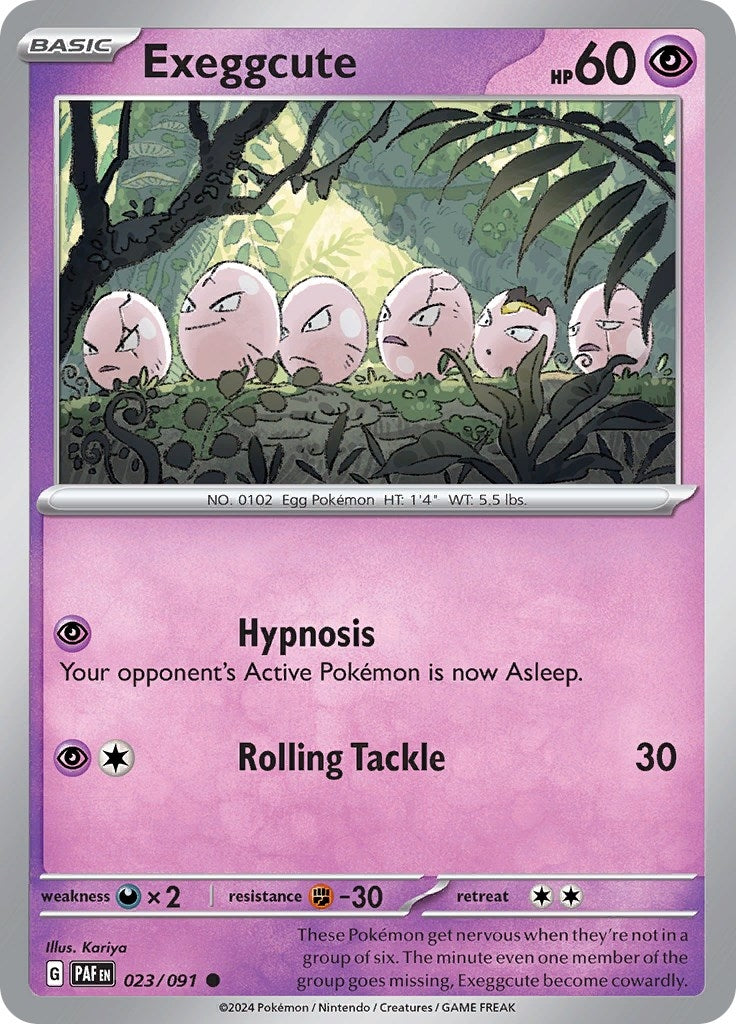 Image for Exeggcute (023/091) (SV: Paldean Fates) - Pokemon