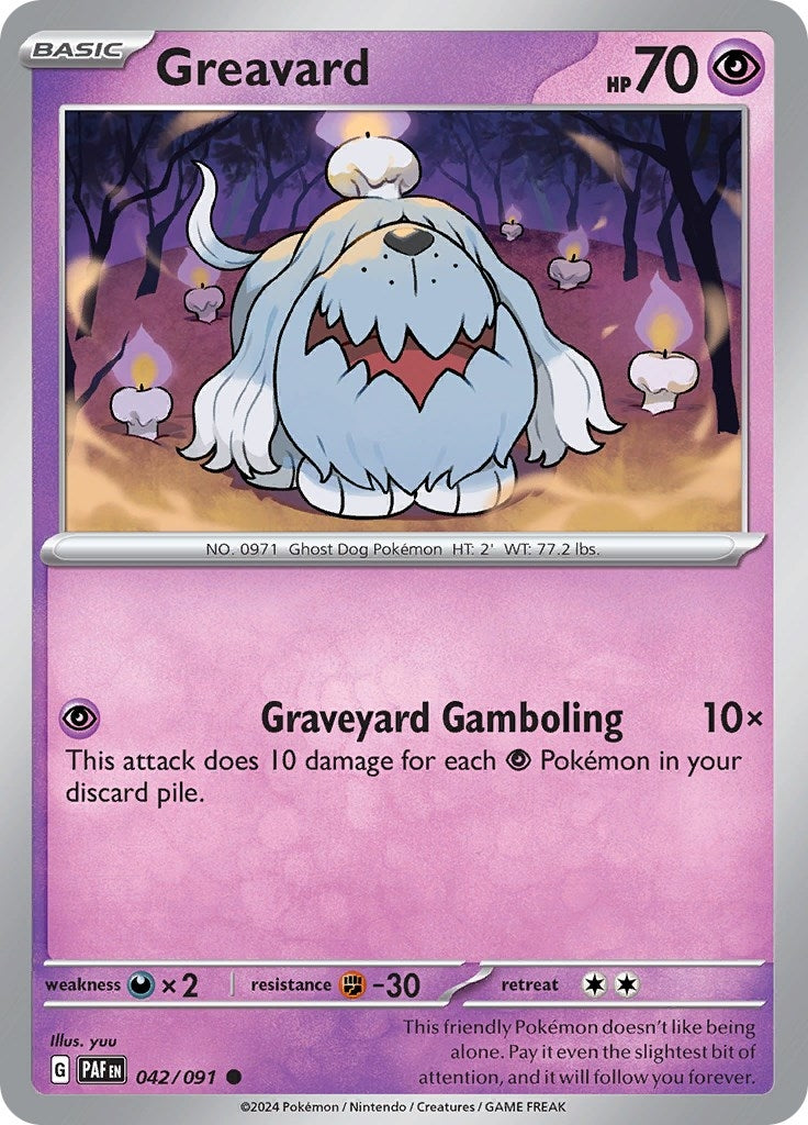 Greavard (042/091) (SV: Paldean Fates)