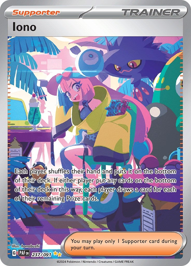 Image for Iono (237/091) (SV: Paldean Fates) - Pokemon